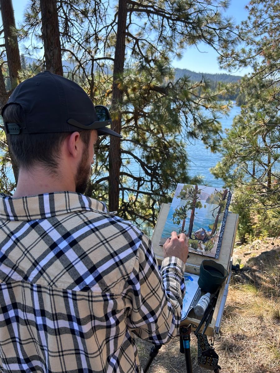 Custom original design tattoo — Cade Bennett, custom tattoo artist AK Tattoo Anchorage AK